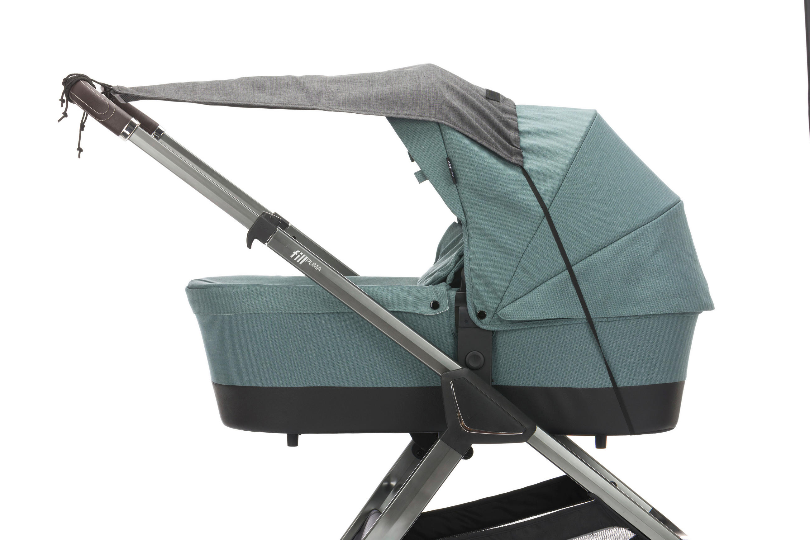 SONNENDACH  - Grau, Basics, Textil (48/67cm) - My Baby Lou