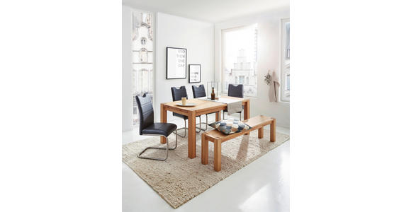 ESSTISCH Buchefarben rechteckig   - Buchefarben, KONVENTIONELL, Holz (160-240/90/76cm) - Linea Natura