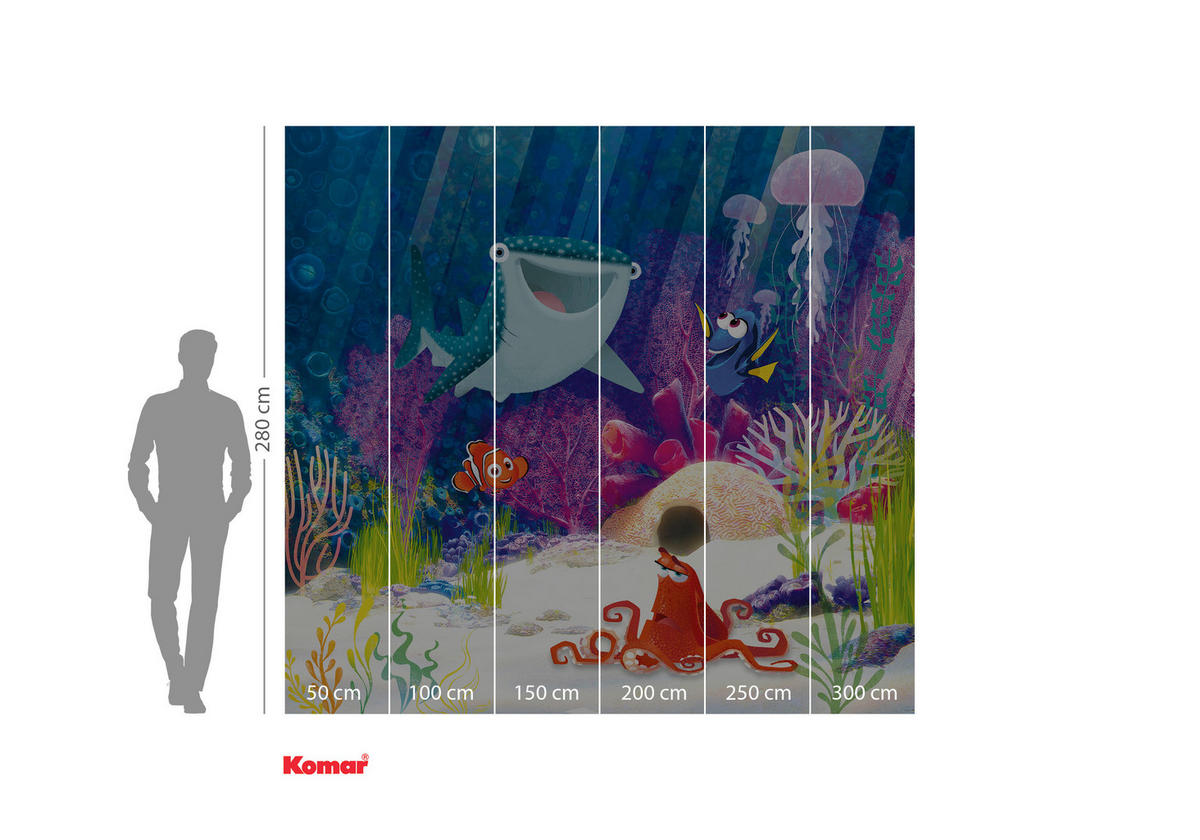 FOTOTAPET 300/280 cm  - multicolor, Trend, papper (300/280cm)