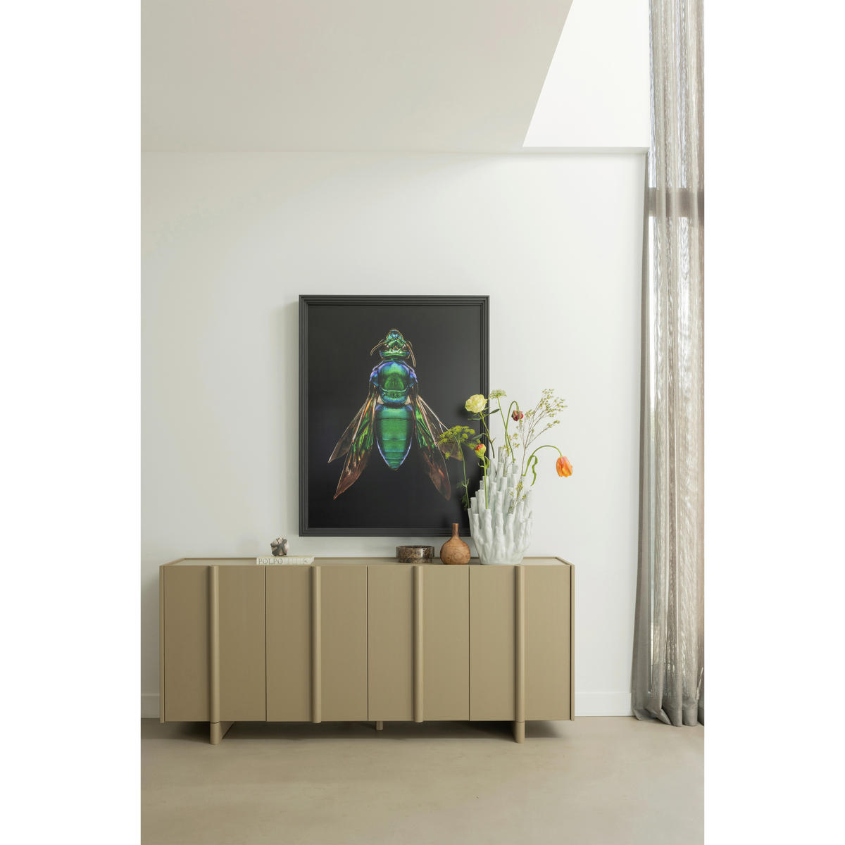 SIDEBOARD Basu  in 200/85/46 cm  - Schlammfarben, Design, Holz (200/85/46cm) - Livetastic