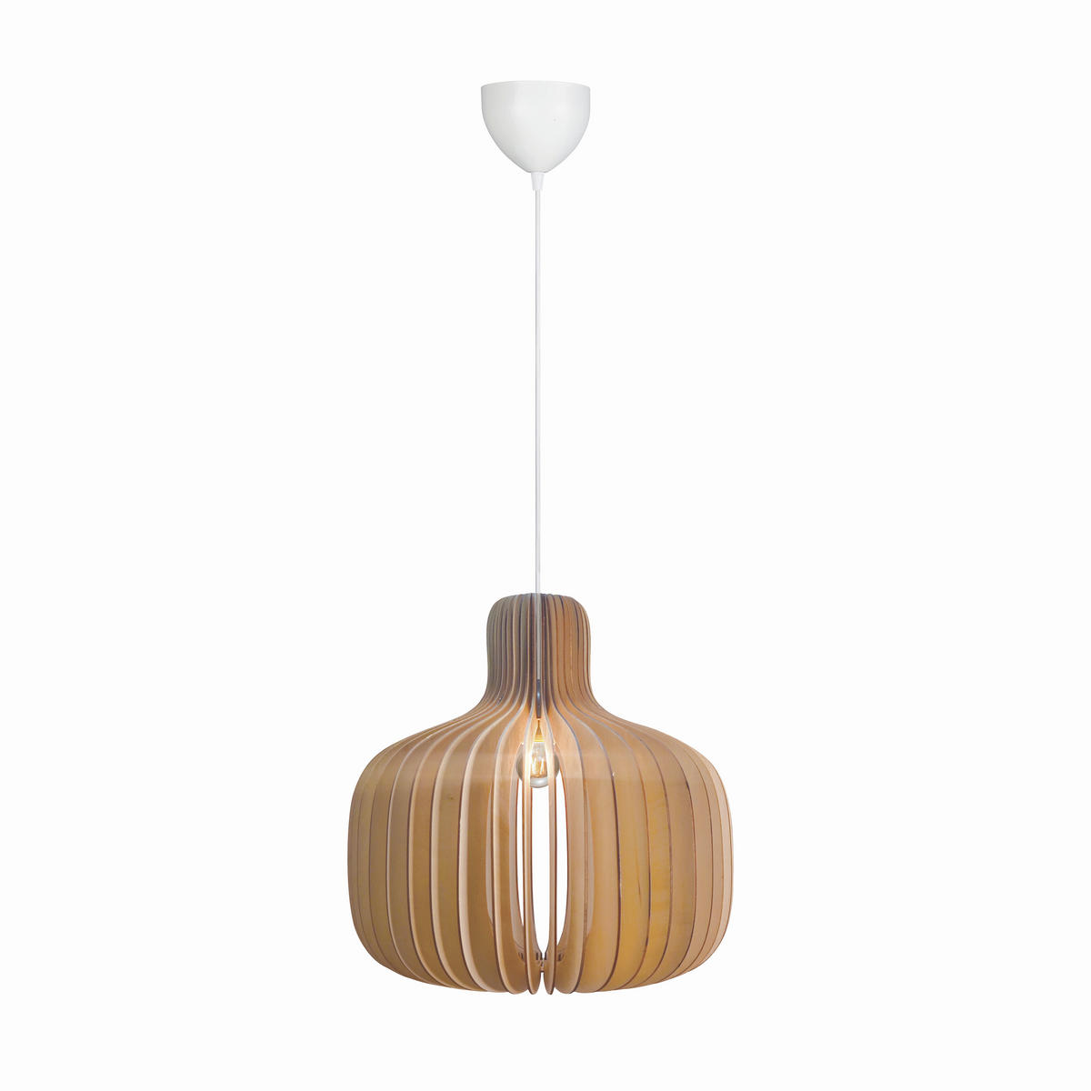 HÄNGELEUCHTE 43/43 cm   - Naturfarben, Trend, Holz (43/43cm) - Nordlux