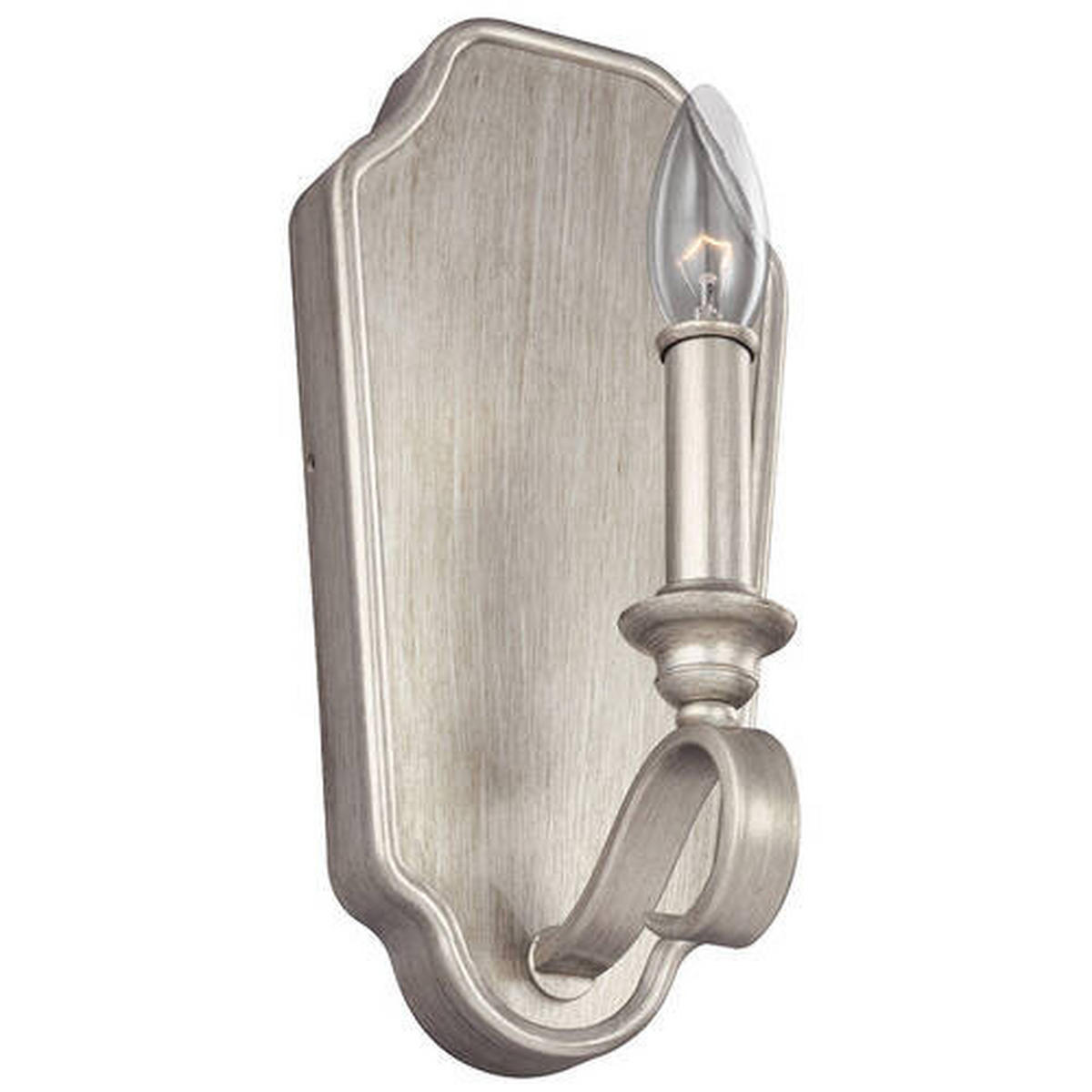 STENSKA SVETILKA  Elstead Dewitt ///220-240 V/E14 - srebrne barve, Konvencionalno, kovina (14.6/30.1/13.2cm) - Elstead Lighting