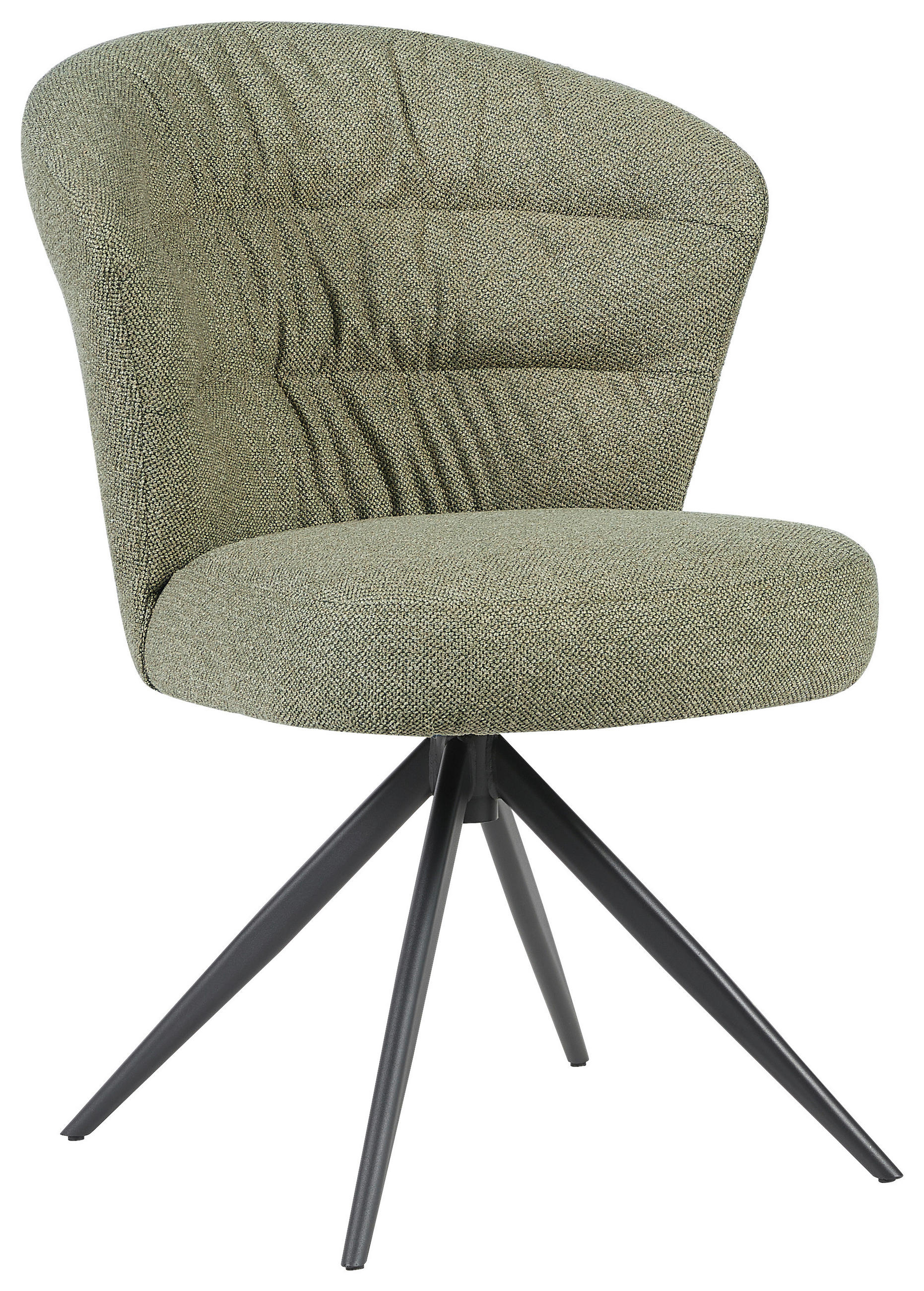 STUHL - Schwarz/Grün, Design, Textil/Metall (64/89/58cm) - Stylife