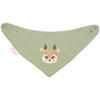 TREKANTSSCARF FOREST ANIMAL  - mörkgrön, Trend, textil - Patinio