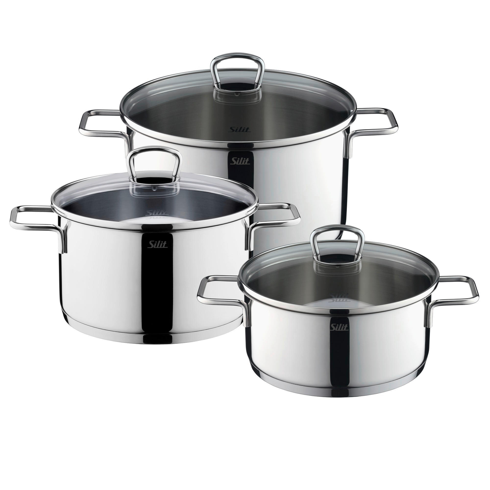 Kochtopfset Alicante 6-Tlg. Aus Edelstahl