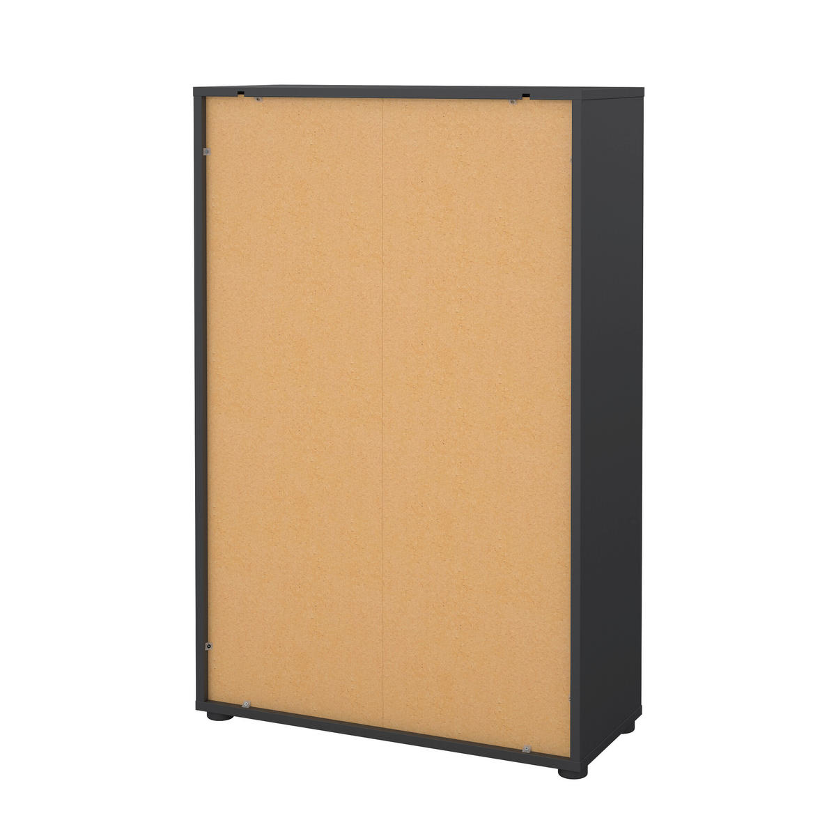 VYSOKÁ KOMODA, šedá, barvy dubu, 79,6/34,3/123,6 cm - šedá/barvy dubu, Moderní, kompozitní dřevo/plast (79,6/34,3/123,6cm) - MID.YOU