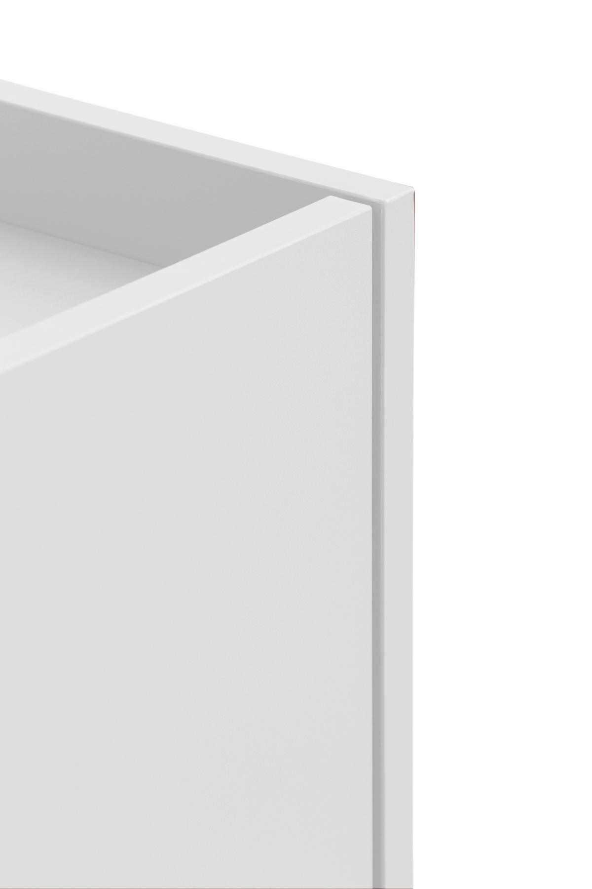 MIDISCHRANK 30,20/106,10/23,4 cm  - Anthrazit/Weiß, KONVENTIONELL, Holzwerkstoff (30,20/106,10/23,4cm)