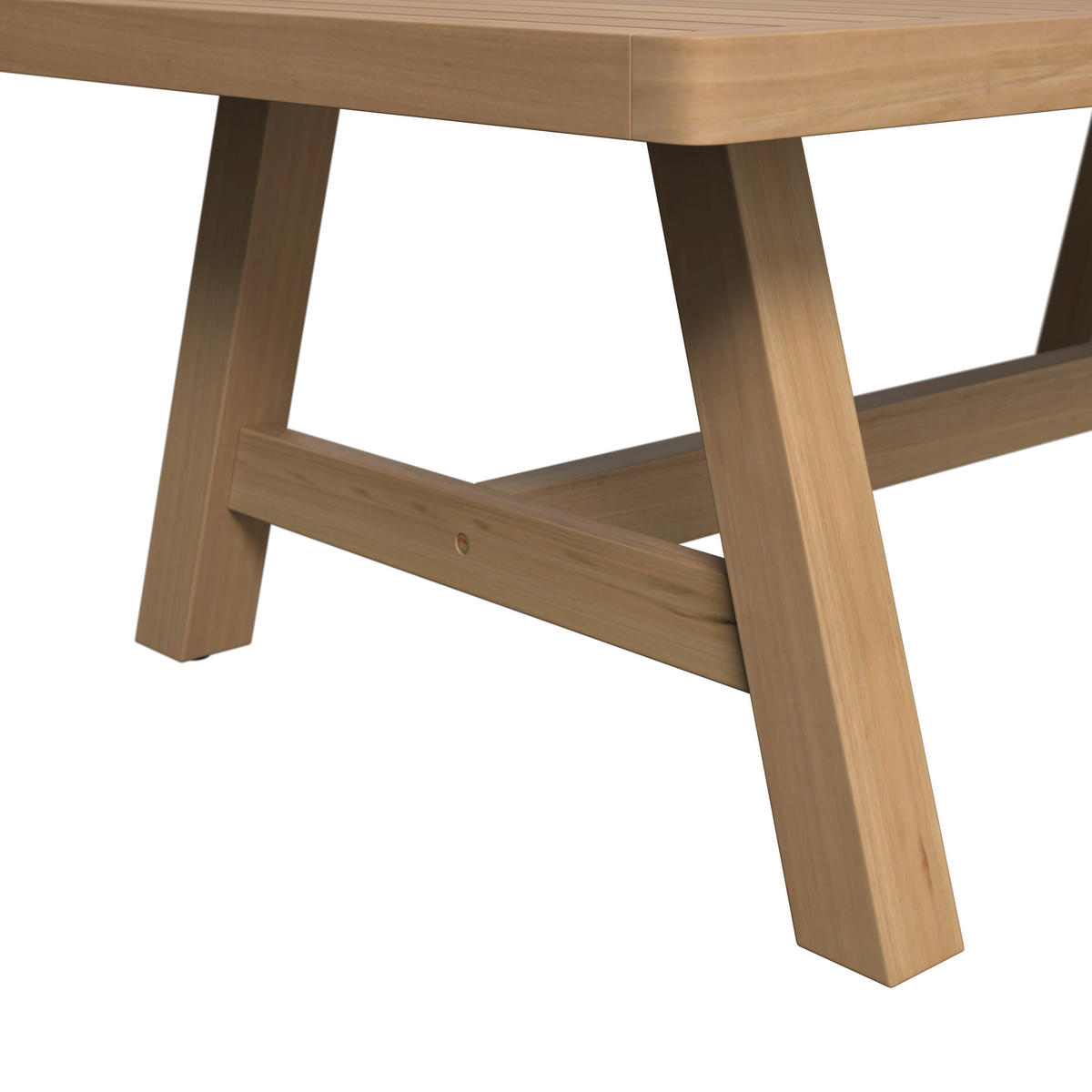 GARTENSET 4-teilig Webstoff Akaziemassiv 4-teilig  - Beige/Akaziefarben, Design, Holz/Textil - Ambia Garden