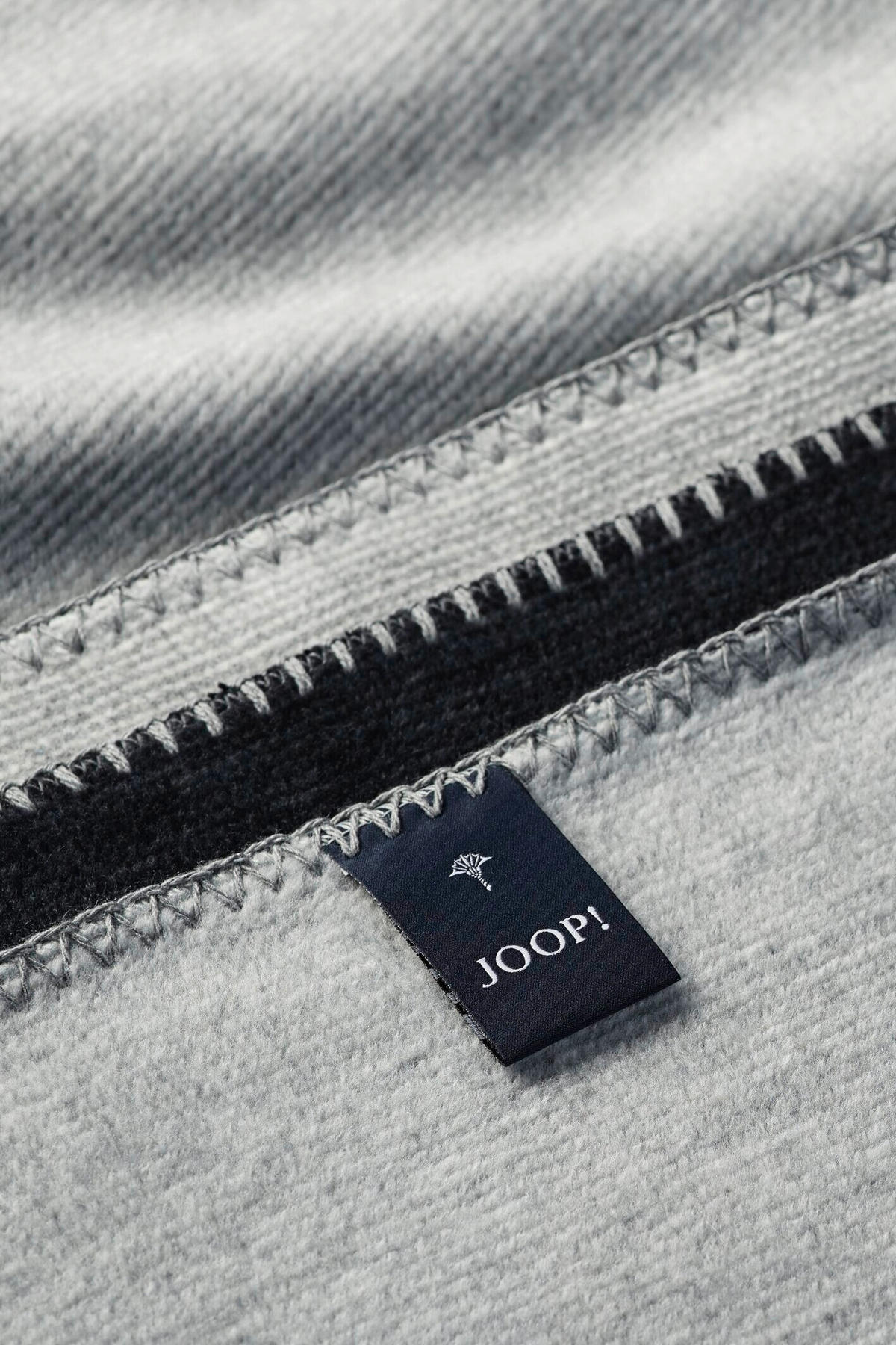 DOMÁCA DEKA, bavlna, 150/200 cm - čierna/grafitová, Design, textil (150/200cm) - Joop!