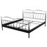 BETT 180/200 cm - Schwarz, Basics, Metall (180/200cm) - Carryhome