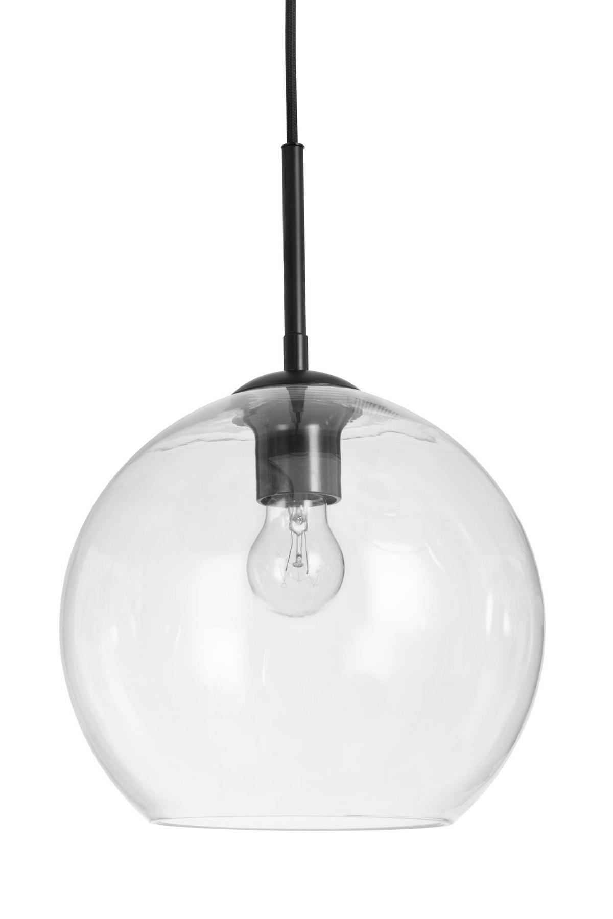 HÄNGELEUCHTE Amelie 97,5/42,5/150 cm   - Klar/Bernsteinfarben, Basics, Glas/Metall (97,5/42,5/150cm) - Novel