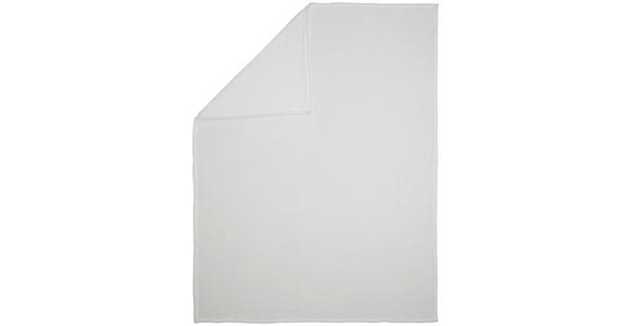 DECKE EMMA 140/190 cm - Weiß, Basics, Textil (140/190cm) - Novel