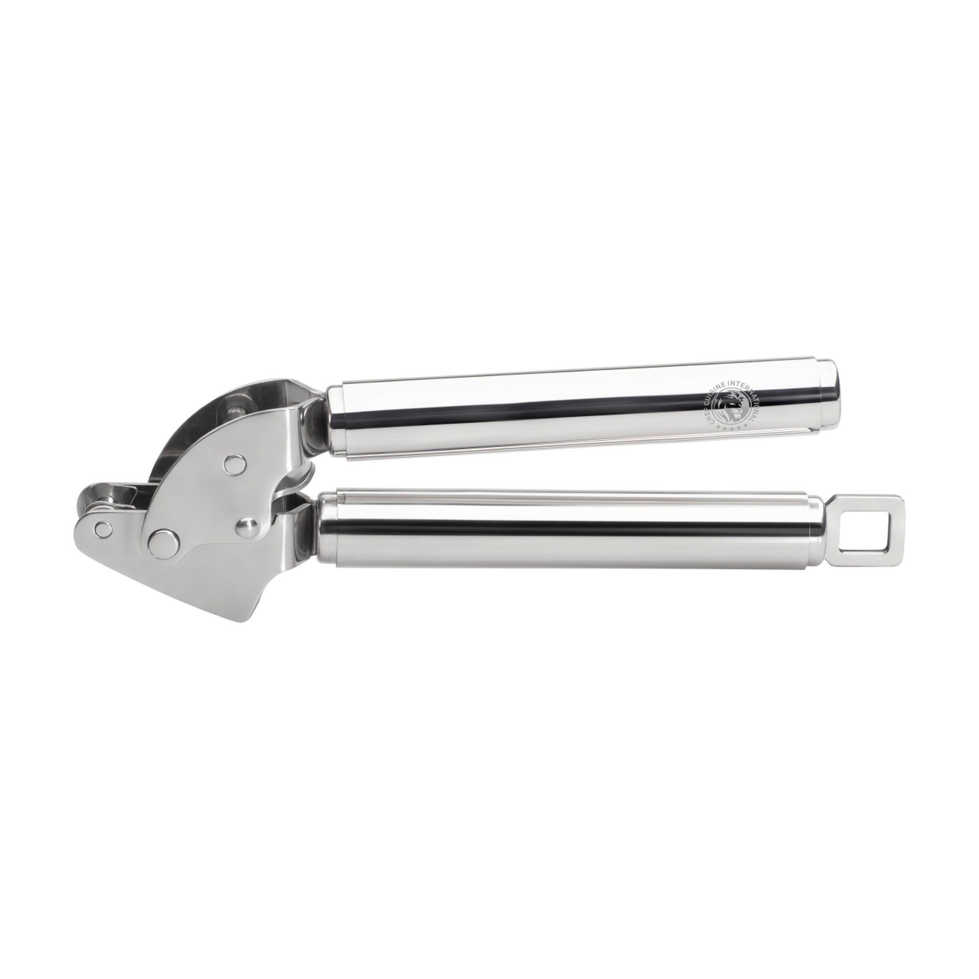 KNOBLAUCHPRESSE  - Edelstahlfarben, Basics, Metall (25.5/8.3/4.5cm) - CHEF CUISINE