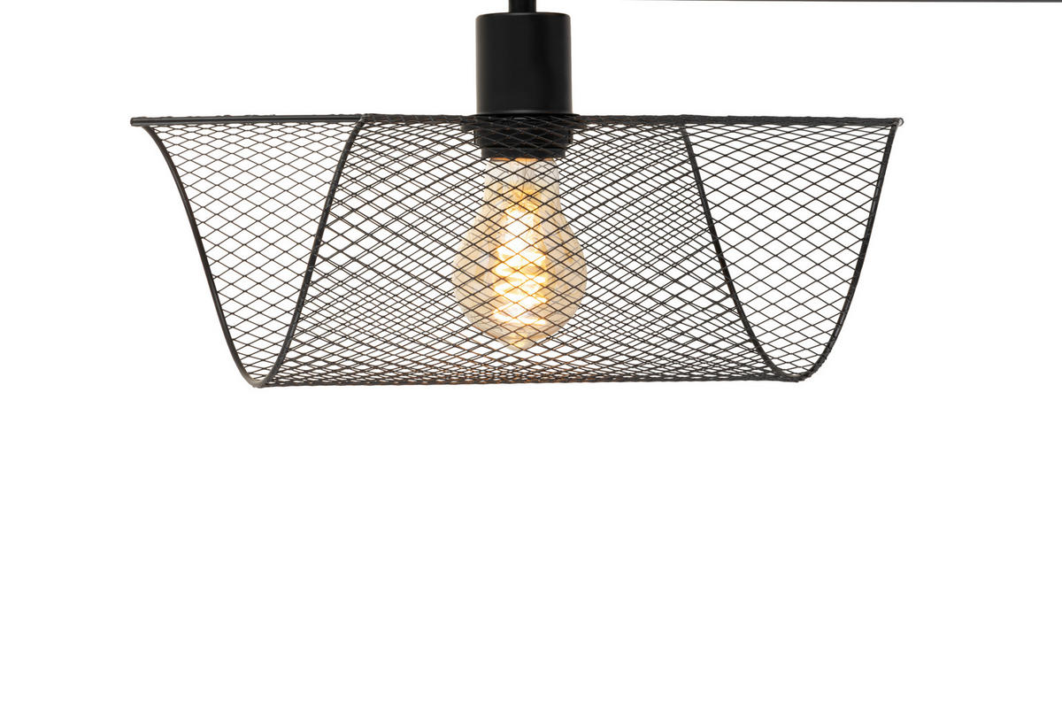 HÄNGELEUCHTE 110/12/120 cm  - Schwarz, Design, Metall (110/12/120cm) - Collet's Monde