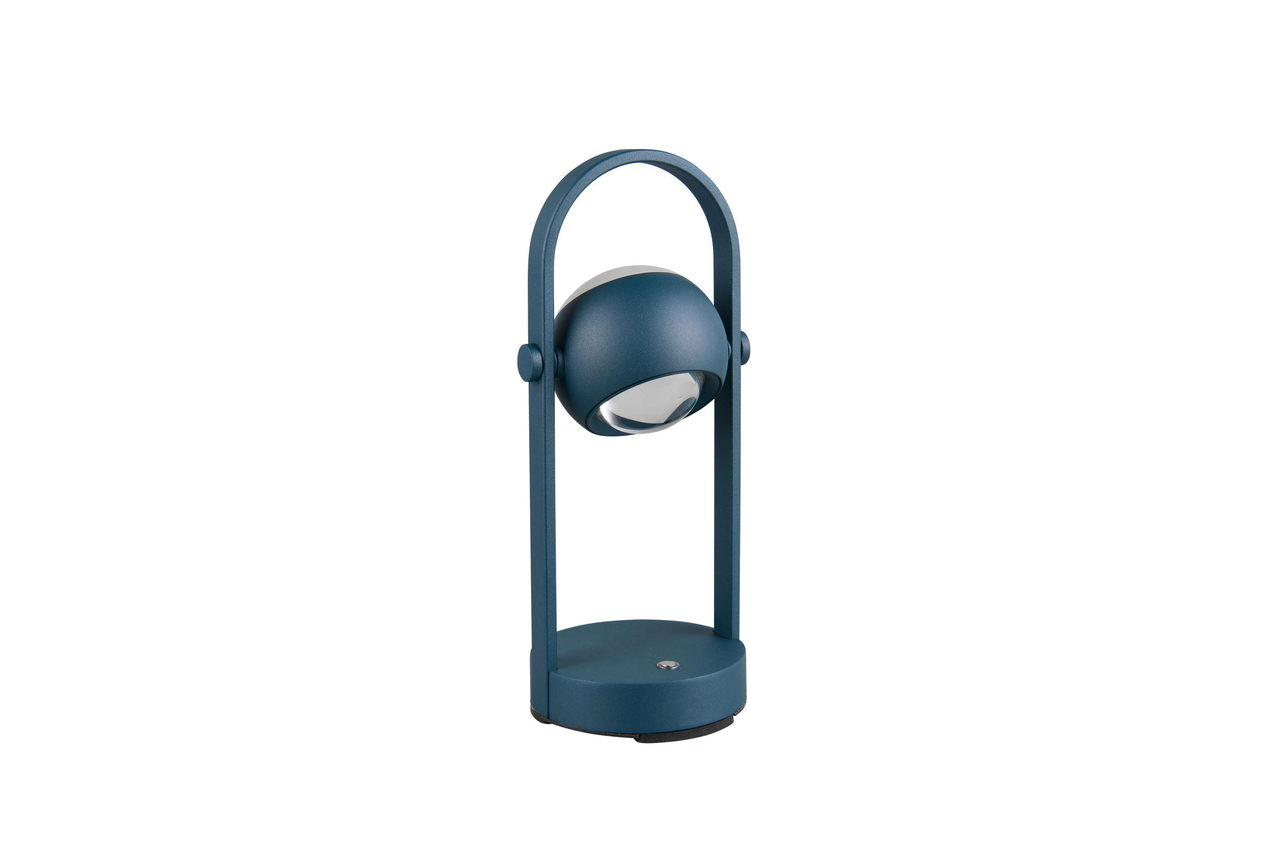 LED-TISCHLEUCHTE Cannon 12/30,5 cm   - Blau, KONVENTIONELL, Metall (12/30,5cm) - Musterring