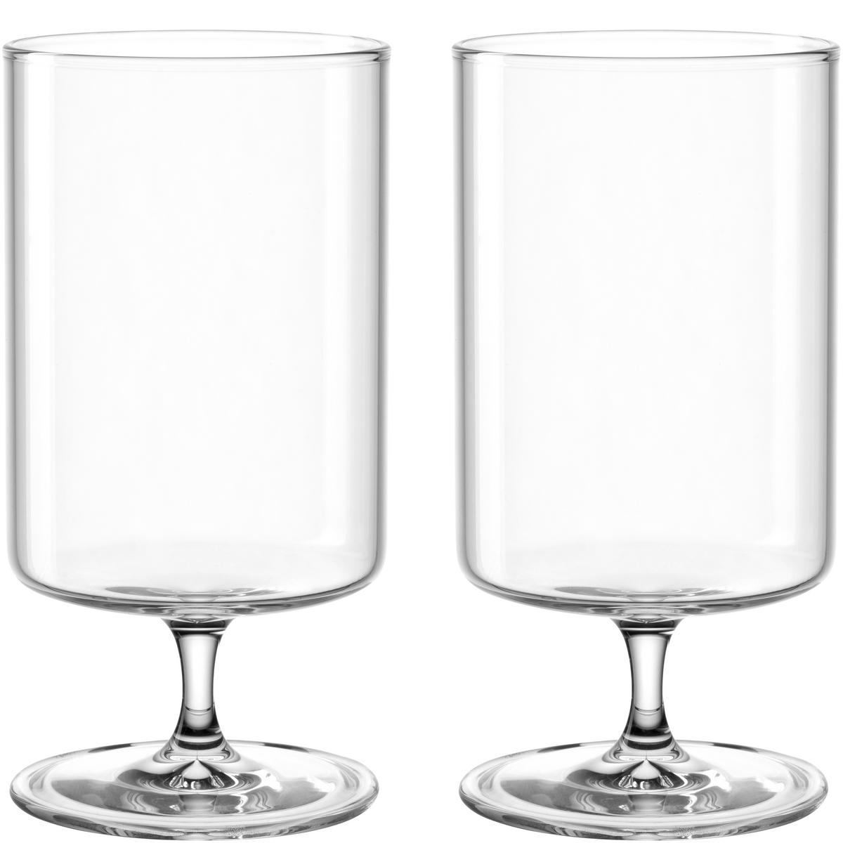 TRINKGLAS BASSO 350 ml 2-teilig  - Klar, Design, Glas (7,2/14/7,2cm) - Leonardo