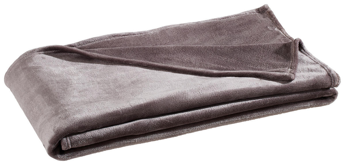 WOHNDECKE LUNA 140/190 cm  - Anthrazit, KONVENTIONELL, Textil (140/190cm) - Novel