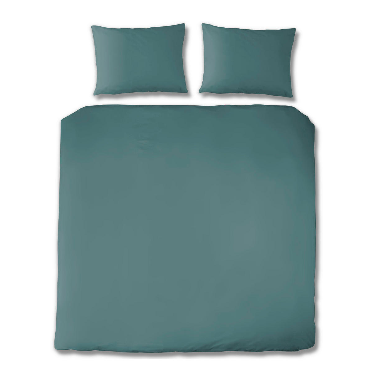 BETTWÄSCHE Satin 200/200 cm  - Grün, KONVENTIONELL, Textil (200/200cm) - Florella