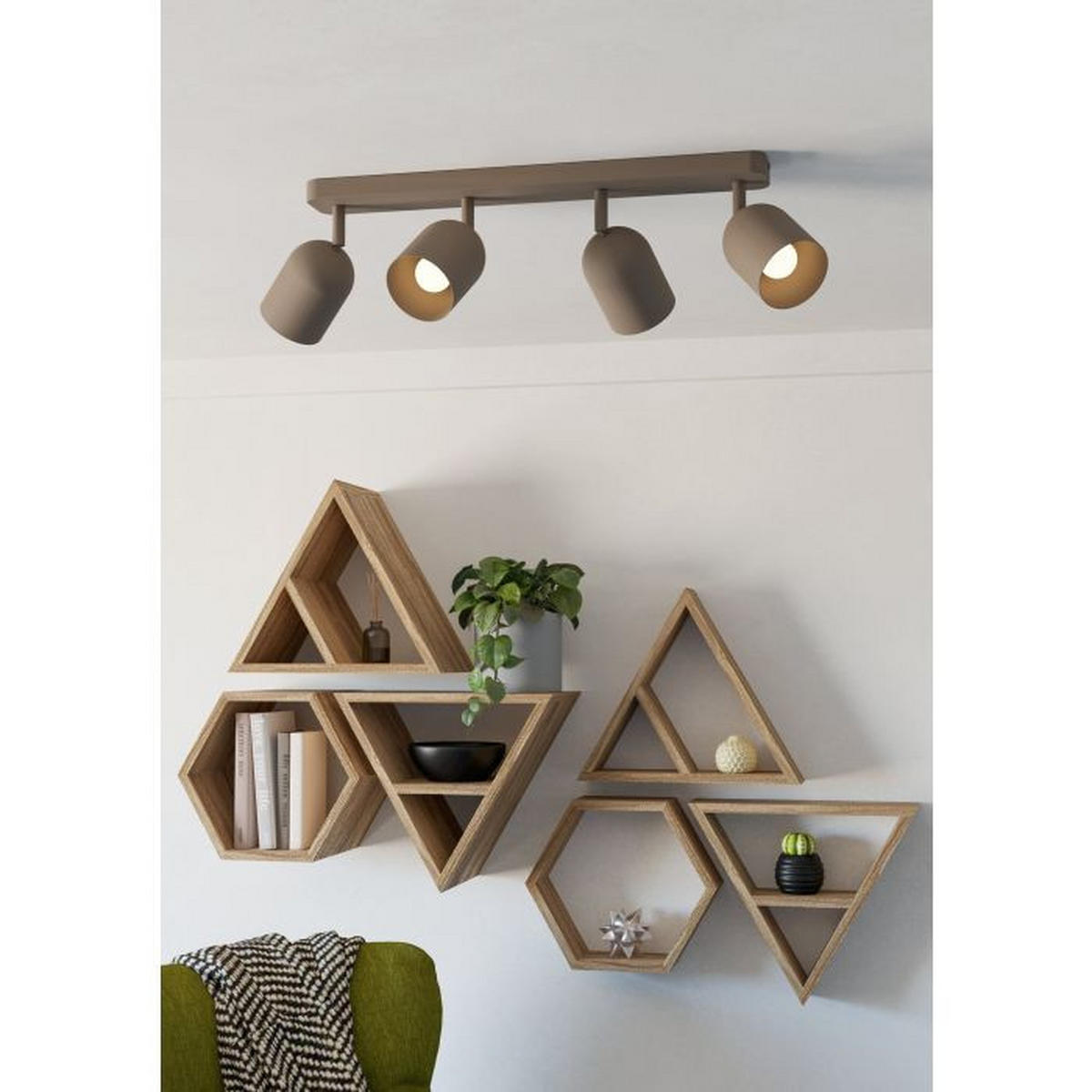 REFLEKTOR TILSTON  - boja peska, Osnovno, metal (58/8/20,5cm)