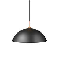 HÄNGELEUCHTE 59,2/22,4 cm  - Eschefarben/Schwarz, KONVENTIONELL, Holz/Metall (59,2/22,4cm) - Belid