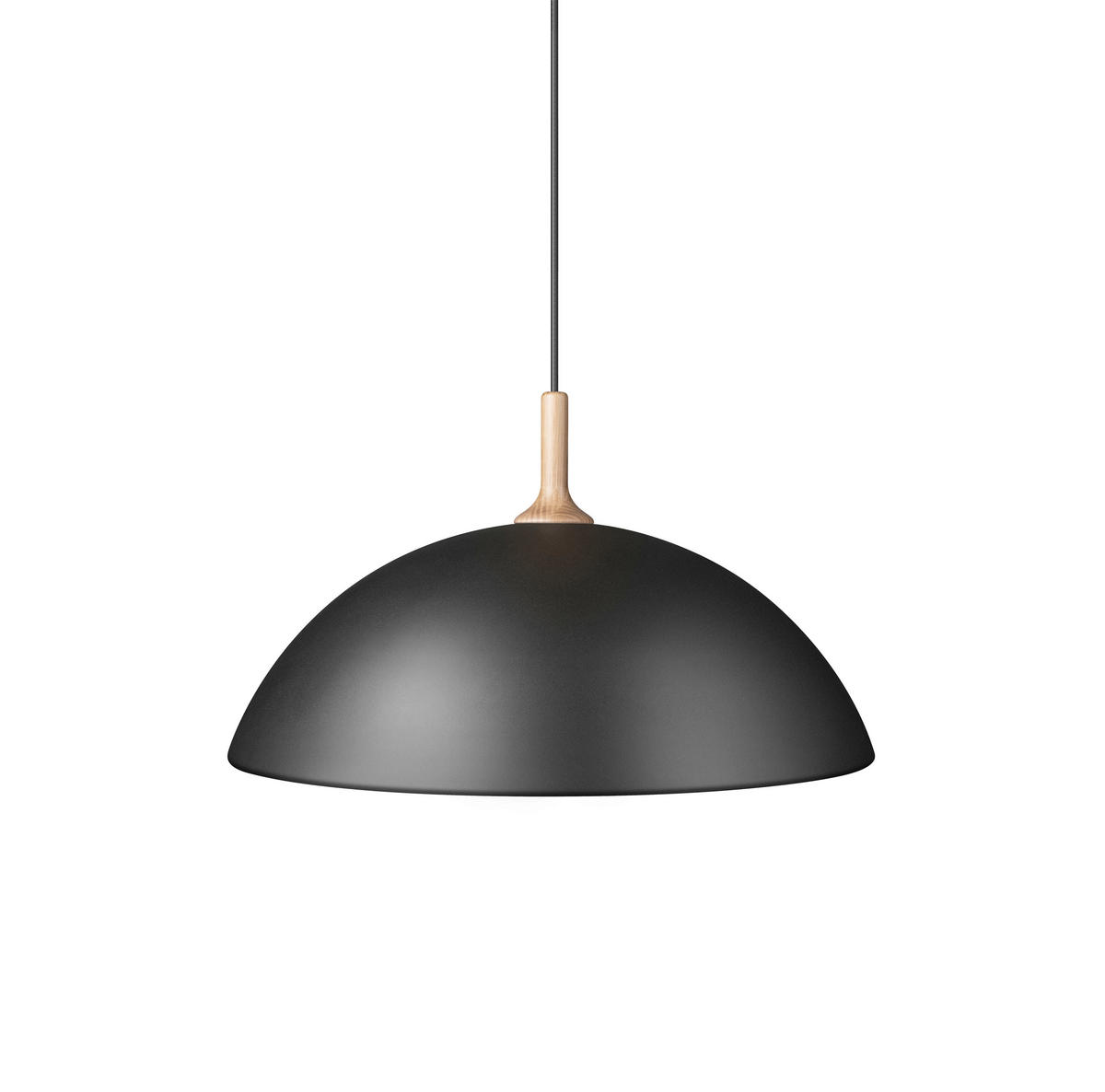 HÄNGELEUCHTE 59,2/22,4 cm  - Eschefarben/Schwarz, KONVENTIONELL, Holz/Metall (59,2/22,4cm) - Belid