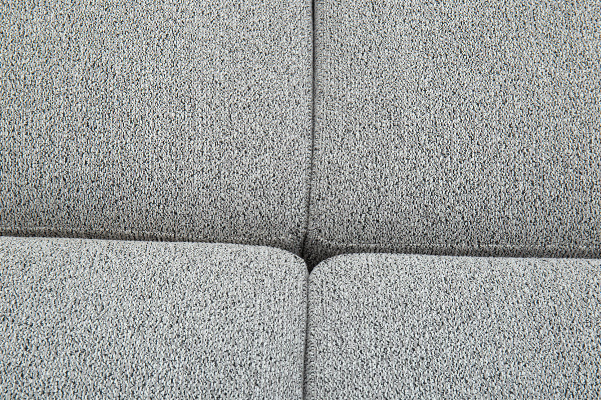 SCHLAFSOFA Leinenoptik Hellgrau  - Hellgrau/Schwarz, Design, Holz/Textil (220,5/86/96cm) - Livetastic