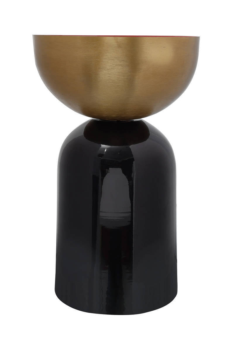 STOJAN NA KVETY, čierna, zlatá, koralová - čierna/koralová, Trend, kov (37/37/59cm)