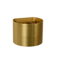 LED-WANDLEUCHTE - Messingfarben, Design, Metall (11/13/9.7cm) - Lucide