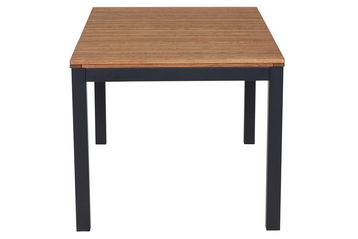 GARTENTISCH 160/90/76 cm  - Anthrazit/Robinienfarben, KONVENTIONELL, Holz/Metall (160/90/76cm) - Siena Garden