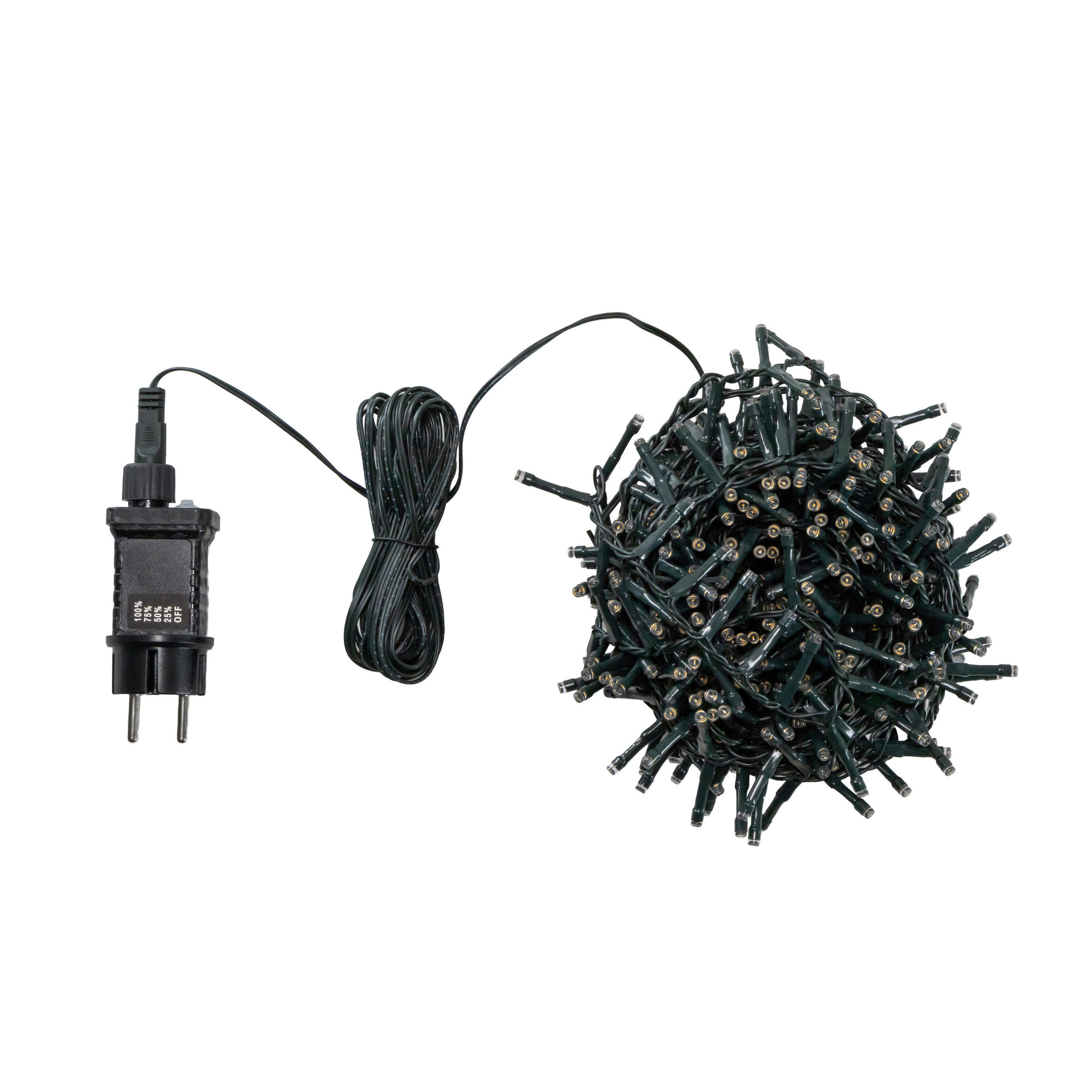 LICHTERKETTE 1100 cm  - Grün, KONVENTIONELL, Kunststoff (1100cm) - X-Mas