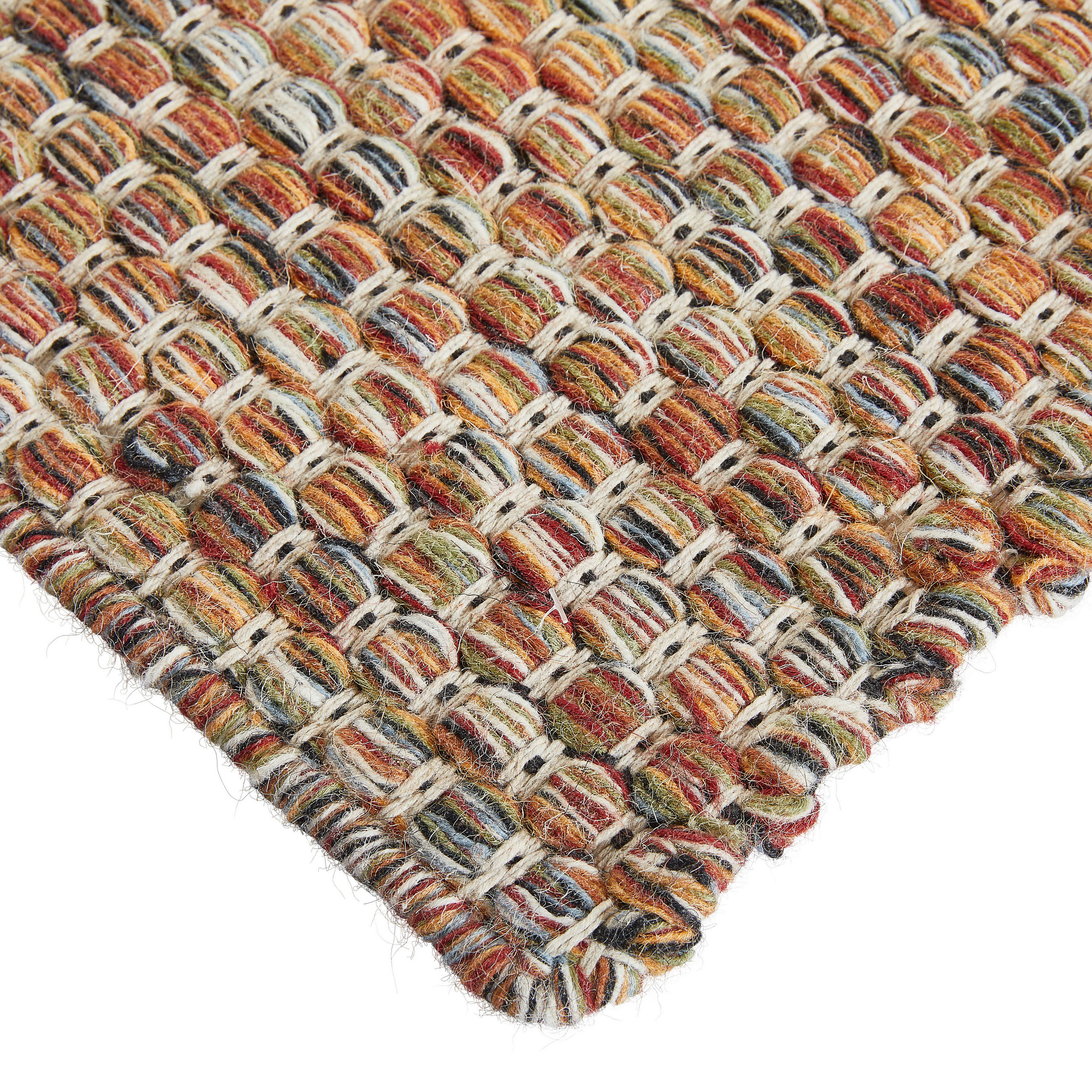 RUČNE TKANÝ KOBEREC, 130/190 cm, viacfarebná - viacfarebná, Konventionell, textil (130/190cm) - Boxxx