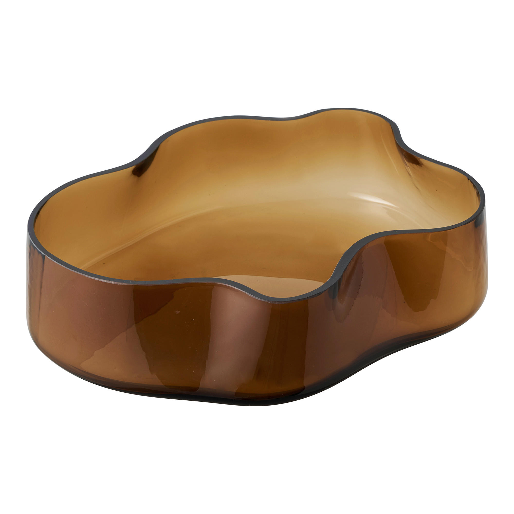 DEKOSCHALE - Braun, Basics, Glas (24/7/29,5cm)