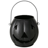 STOJAN NA SVÍČKU  kov - černá, Basics, kov (19,5/22/17,6cm)