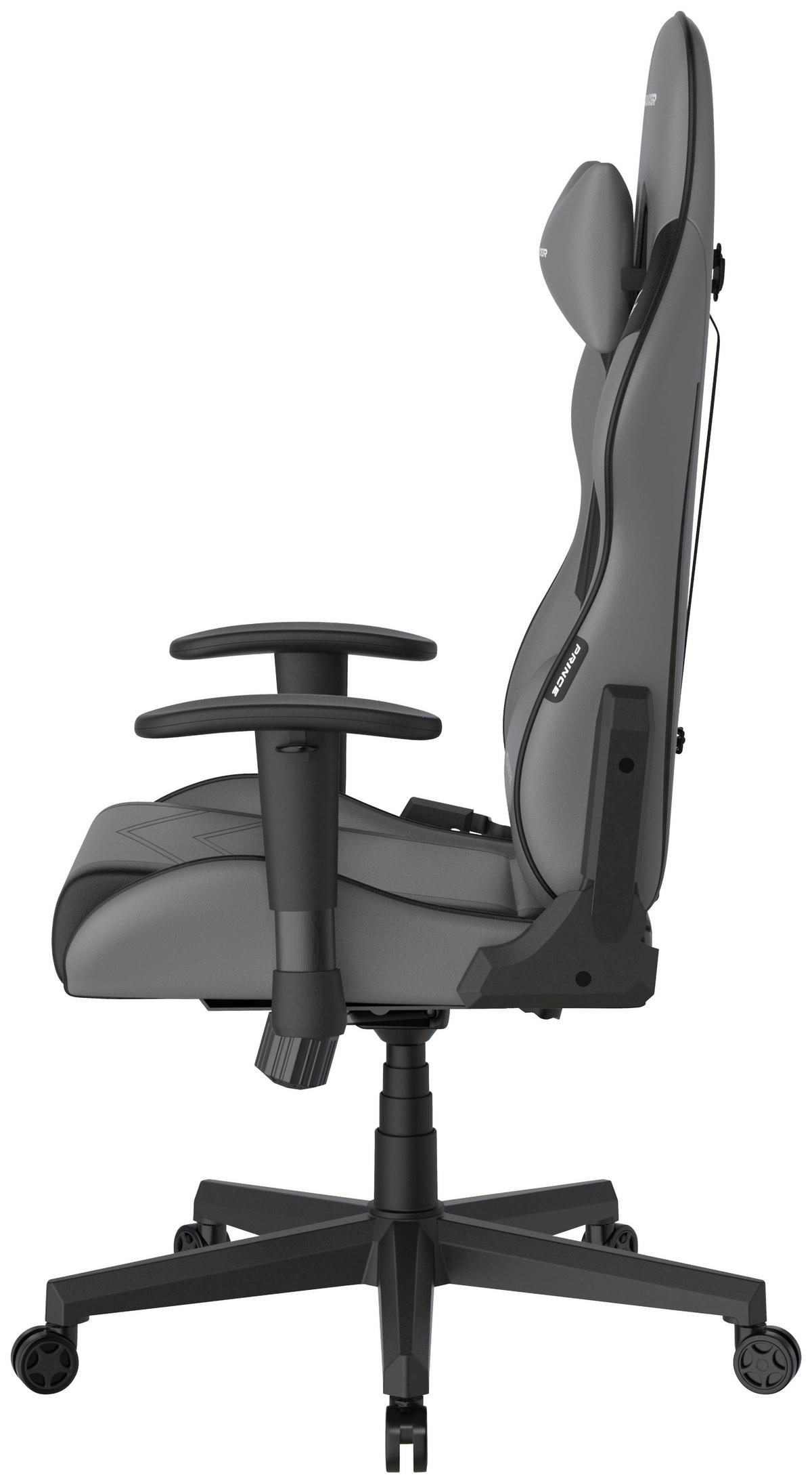 HERNÍ ŽIDLE, šedá, černá - šedá/černá, Moderní, textil/plast (67/126/67cm) - Dxracer