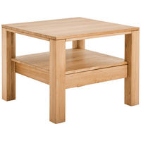 COUCHTISCH Kernbuche massiv 75/75/58 cm quadratisch Buchefarben  - Buchefarben, Natur, Holz (75/75/58cm) - Linea Natura