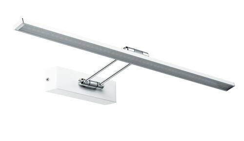 BILDERLEUCHTE 58,5/4,6 cm   - Chromfarben/Weiß, Basics, Metall (58,5/4,6cm) - Paulmann