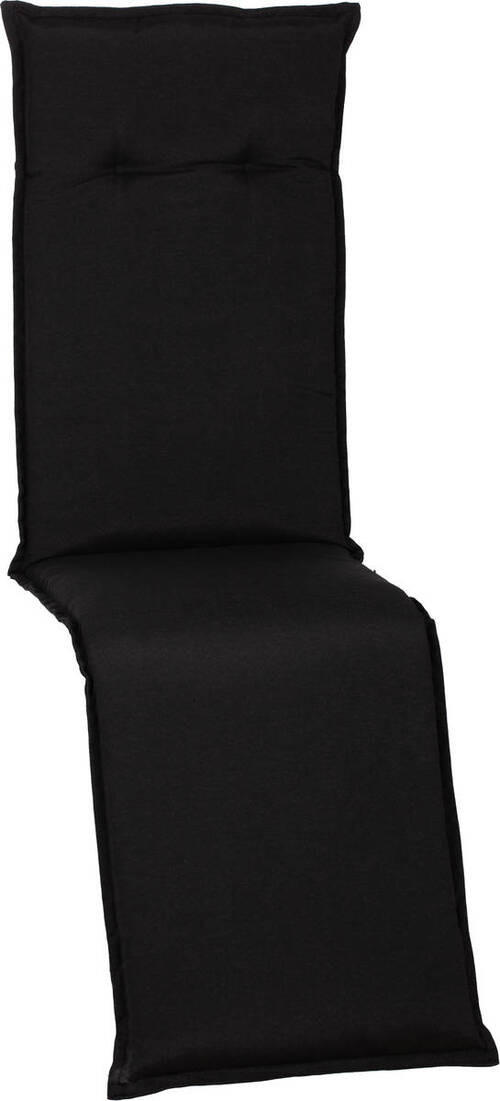 RELAXSESSELAUFLAGE Uni  - Anthrazit, Basics, Textil (170/46/8cm)
