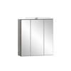 SPIEGELSCHRANK 60/64/20 cm  - Graphitfarben, Natur, Glas/Holzwerkstoff (60/64/20cm) - Xora