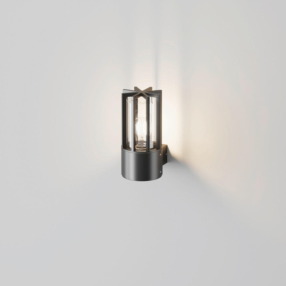 AUSSENWANDLEUCHTE - Graphitfarben, Modern, Metall (25/12/15,5cm) - MAYTONI
