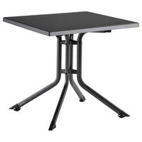 GARTENKLAPPTISCH 80/80/74 cm  - Anthrazit, Basics, Kunststoff/Metall (80/80/74cm) - Kettler