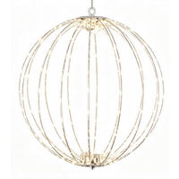 DEKOBALL  - Silberfarben, LIFESTYLE, Kunststoff/Metall (38cm) - X-Mas