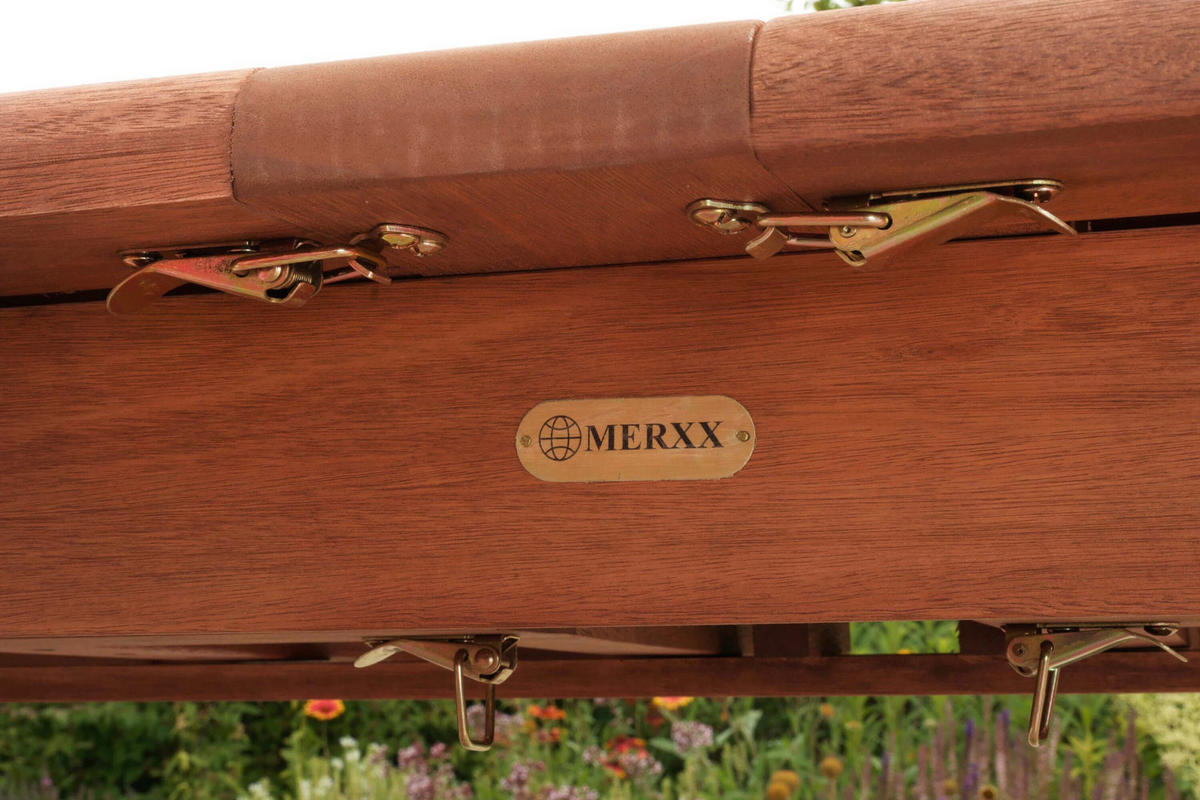 GARTENTISCHGRUPPE Eukalyptusholz Hartholz  - Eukalyptusholzfarben, KONVENTIONELL, Holz - Gardenson