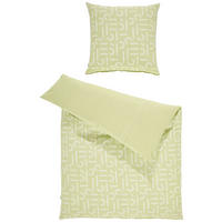WENDEBETTWÄSCHE 2-teilig E-SCATTERBIG Renforcé 135/200 cm  - Limette/Grün, Design, Textil (135/200cm) - Esprit