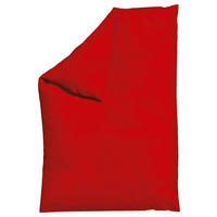 BETTDECKENBEZUG WOVEN SATIN Makosatin 135-140/200 cm  - Dunkelrot, Basics, Textil (135-140/200cm) - Schlafgut