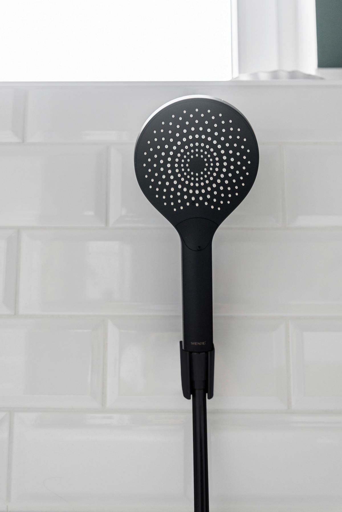 DUSCHKOPF   - Schwarz, Basics, Kunststoff (9,5cm) - Wenko