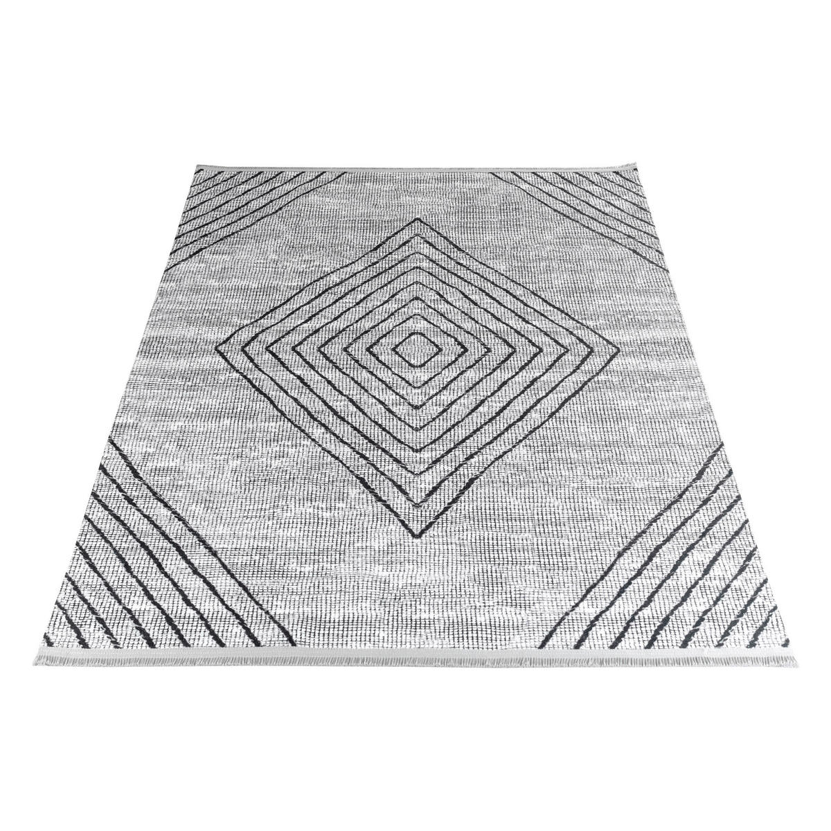 VÄVD MATTA 160/230 cm Efe  - grå, Natur, textil/naturmaterial (160/230cm)