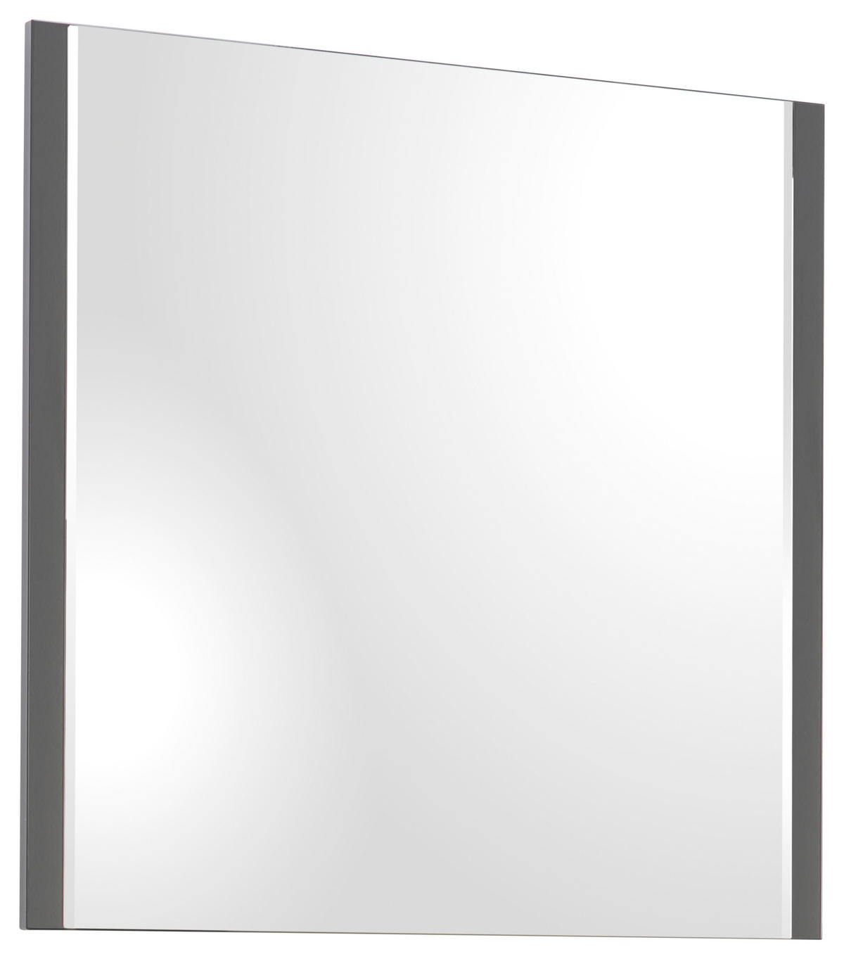 WANDSPIEGEL 80/79/2 cm    - Anthrazit, Design, Glas/Holzwerkstoff (80/79/2cm) - Moderano