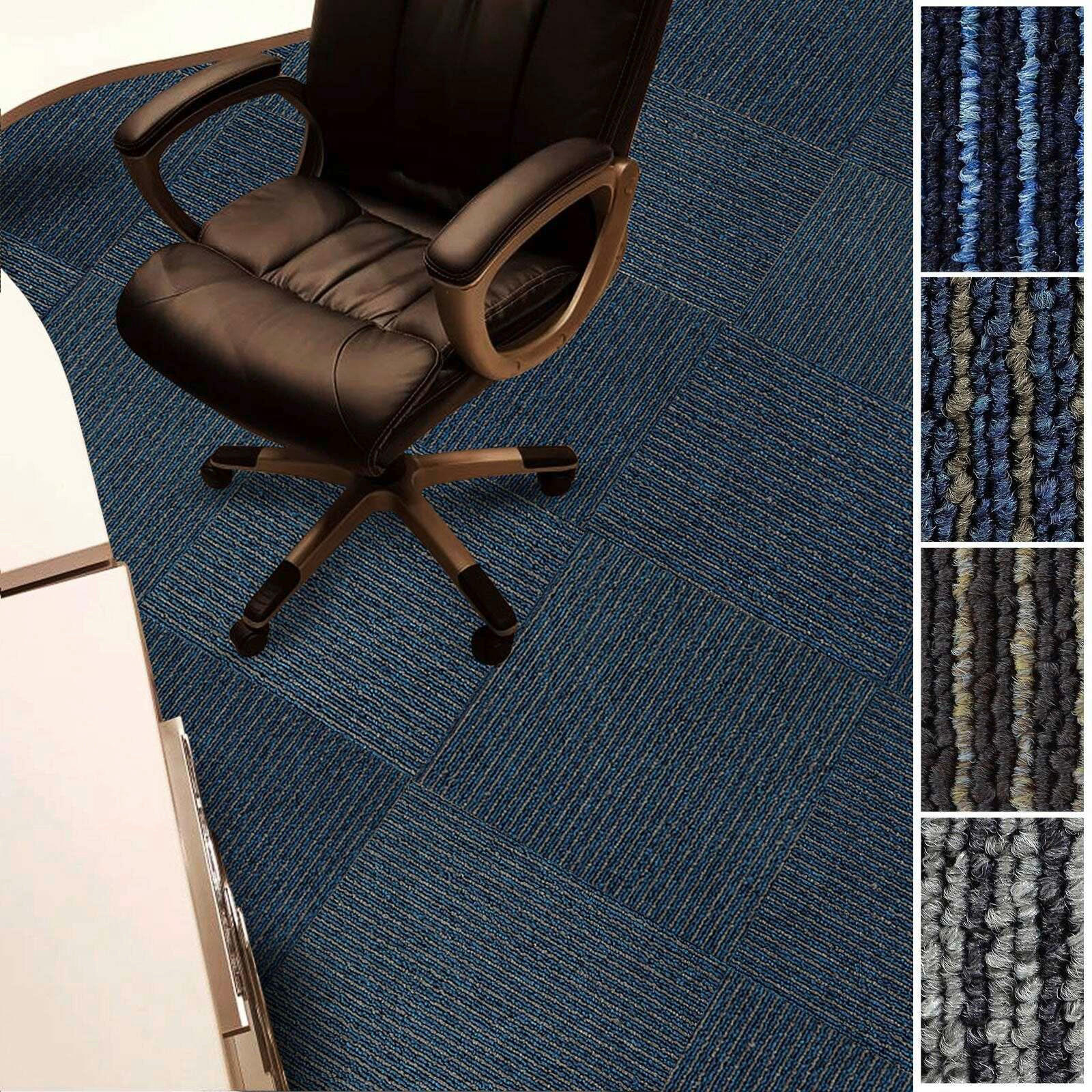 TEPPICHFLIESE - Blau, Basics, Kunststoff/Textil (50/50cm) - Esposa