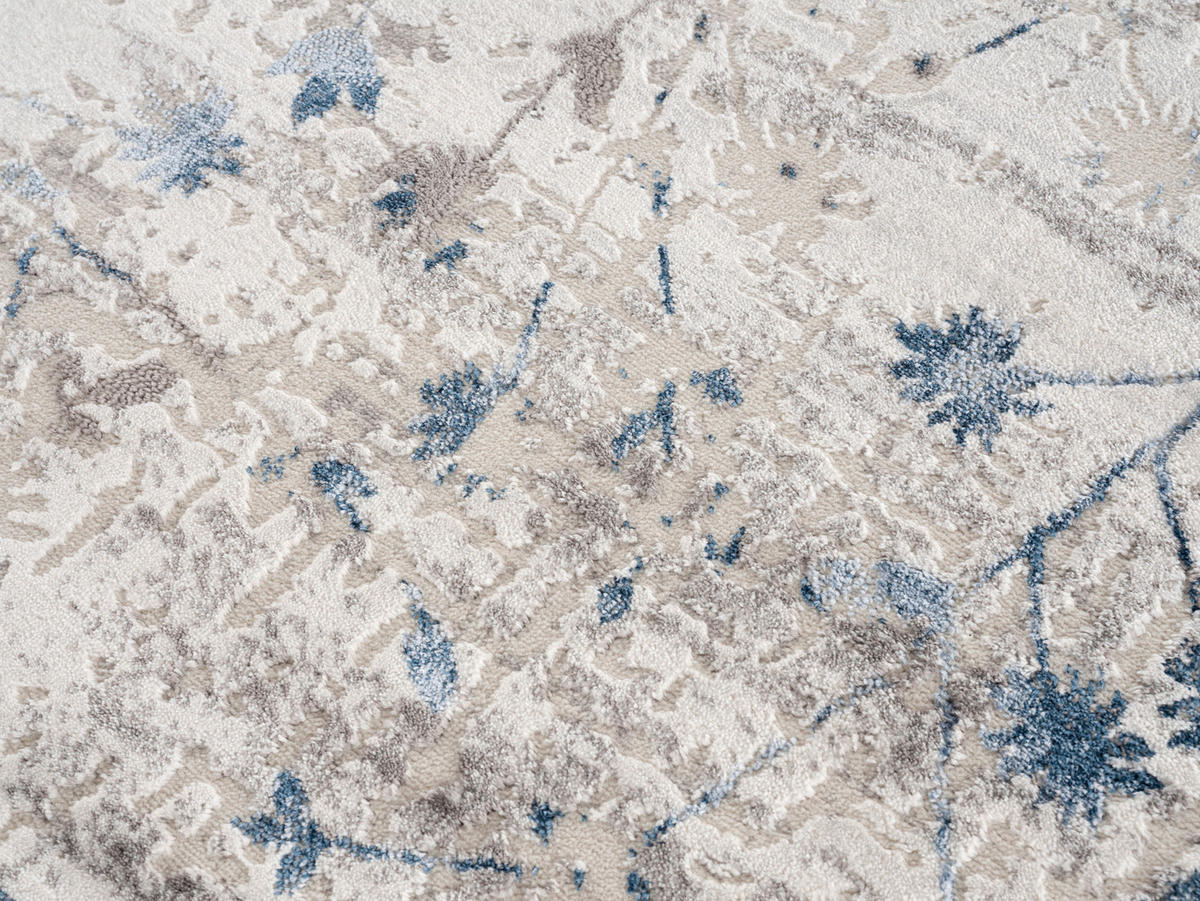TKANÝ KOBEREC, 133/190 cm, modrá - modrá, Design, textil (133/190cm)