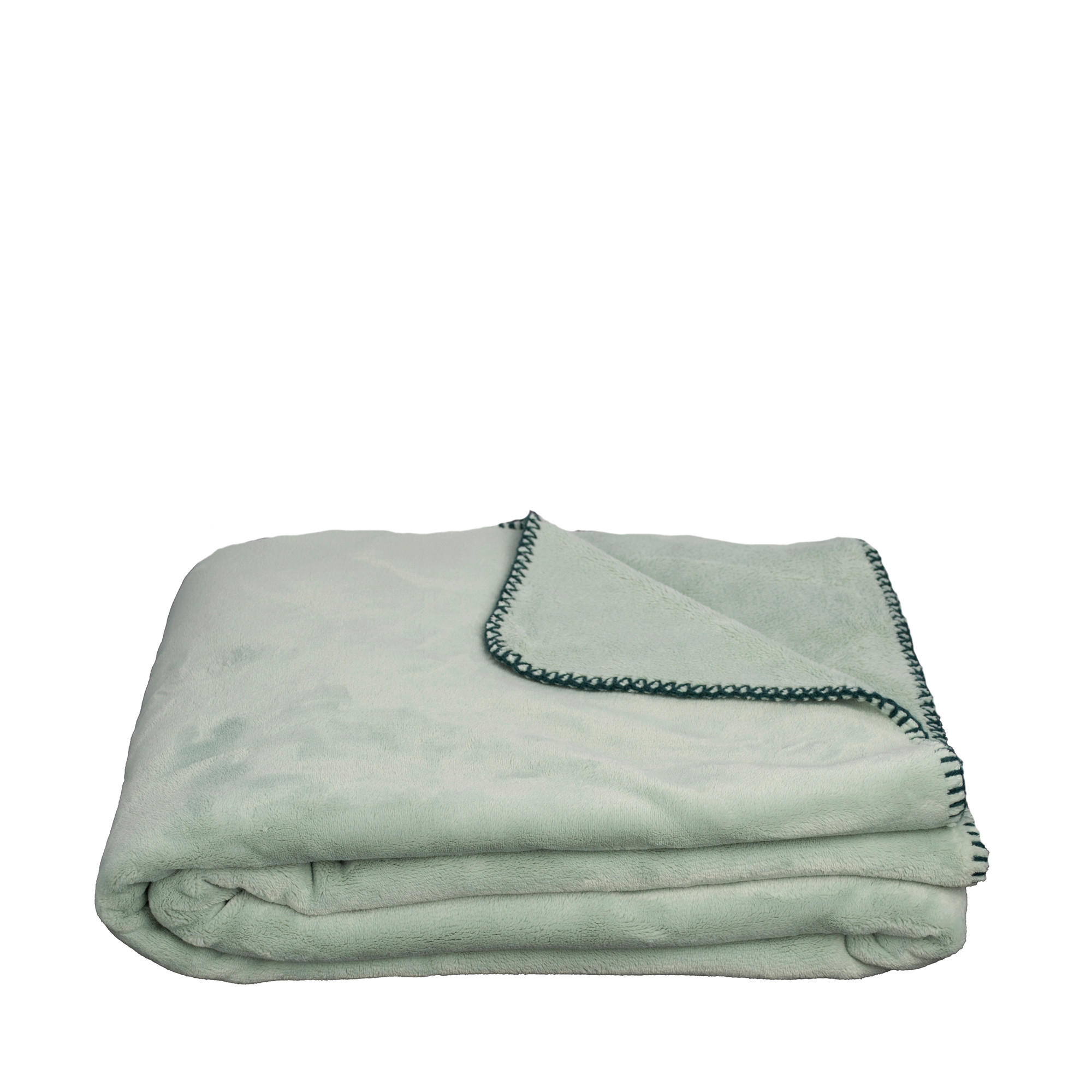 DECKE 140/190 cm  - Mintgrün, Basics, Textil (140/190cm) - Zoeppritz